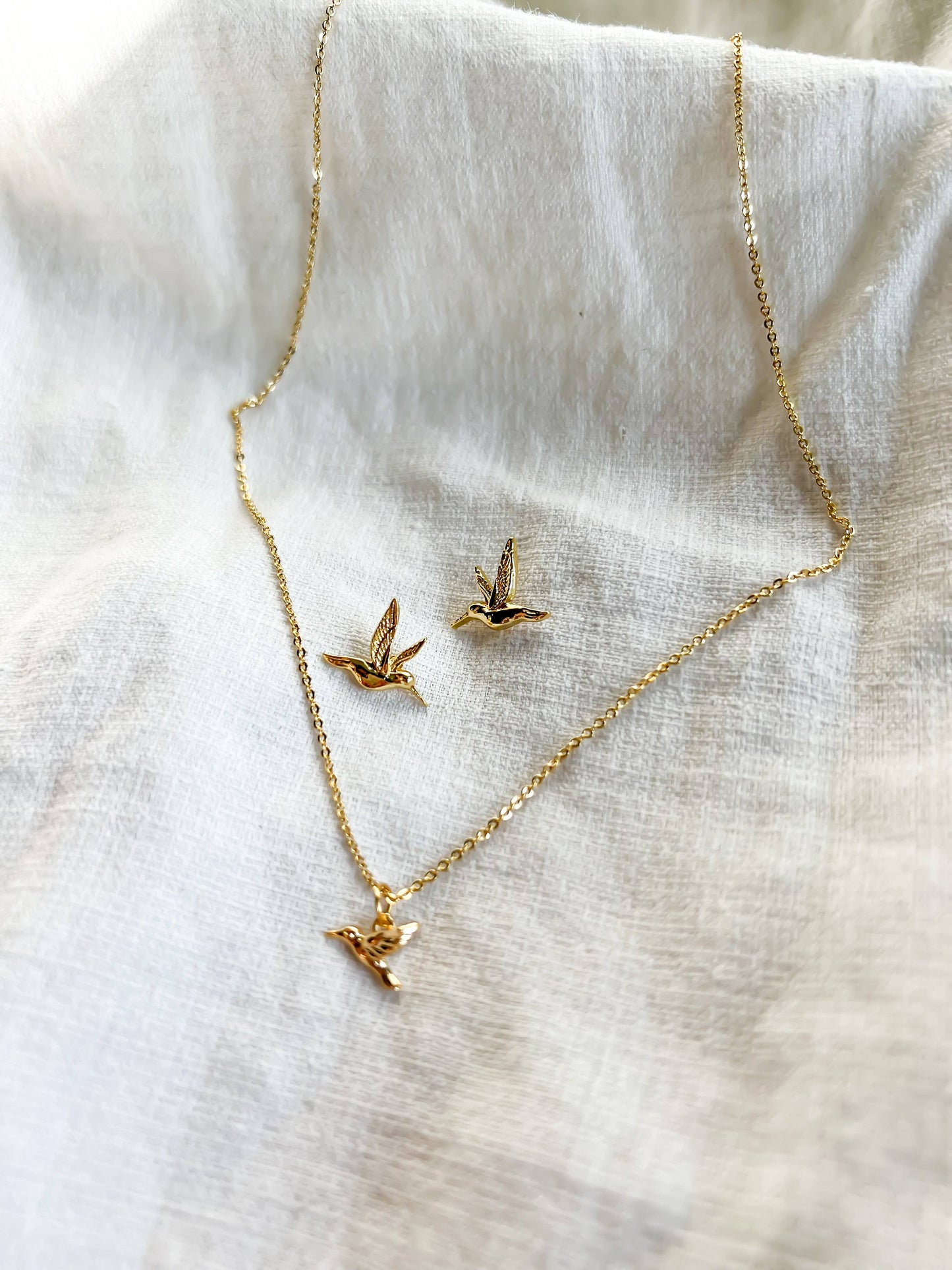 Hummingbird Stud Earrings
