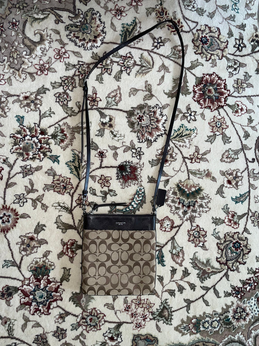 Coach Cross Body Bag Brown