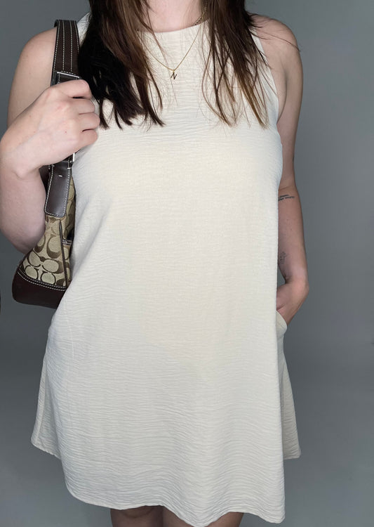 Beige Dress