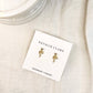 Golden Snake Stud Earrings